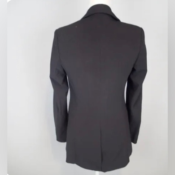 Boston Proper Andrea Behar Jeweled Crest Single Button Blazer - Picture 5 of 8